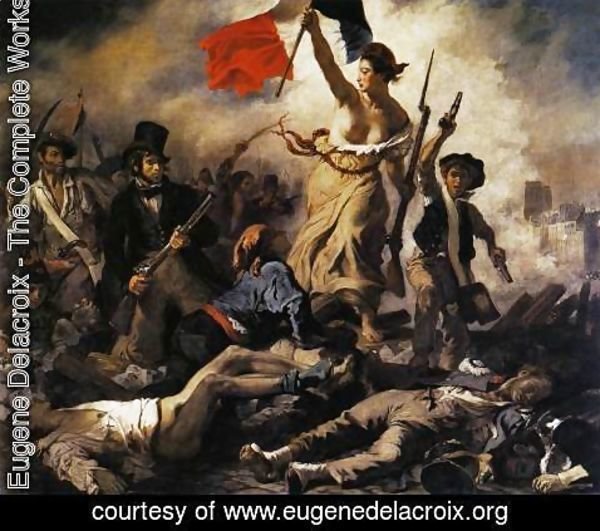 Eugene Delacroix - Liberty Leading the People (28th July 1830) 1830