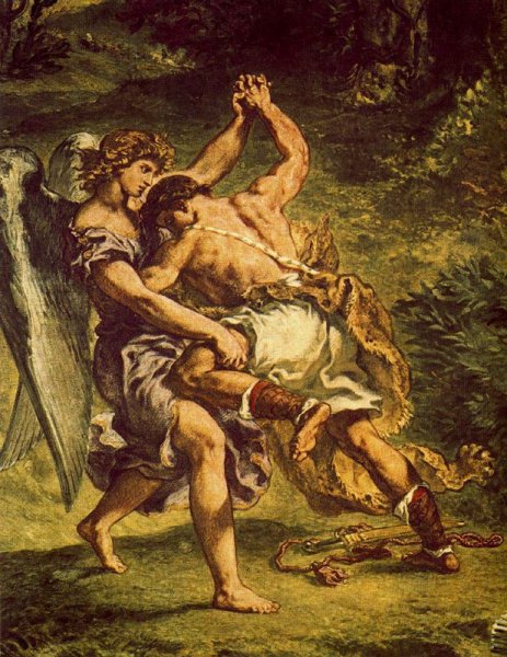 Jakob's fight with the angel (detail3)