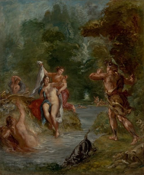 The Summer Diana Surprised by Actaeon