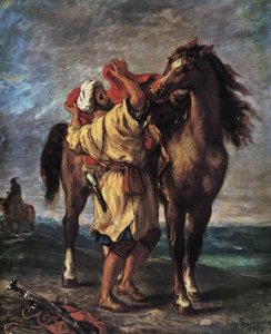 Marocan And His Horse