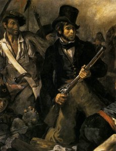 Liberty Leading the People (detail 1) 1830