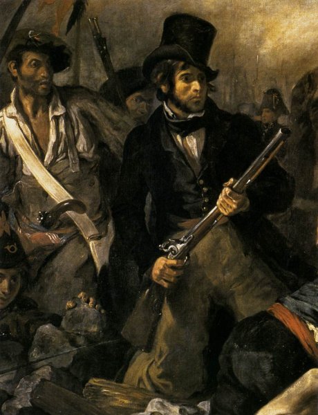 Liberty Leading the People (detail 2) 1830