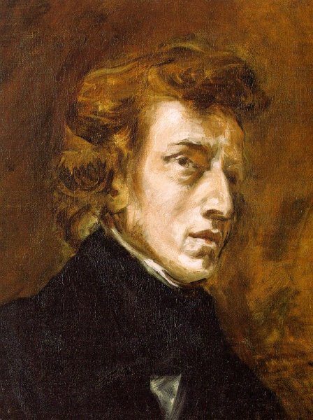 Portrait of Frédéric Chopin (unfinished) 1838