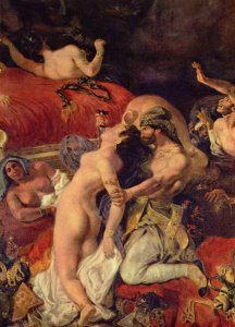 Jakob's fight with the angel (detail 1)